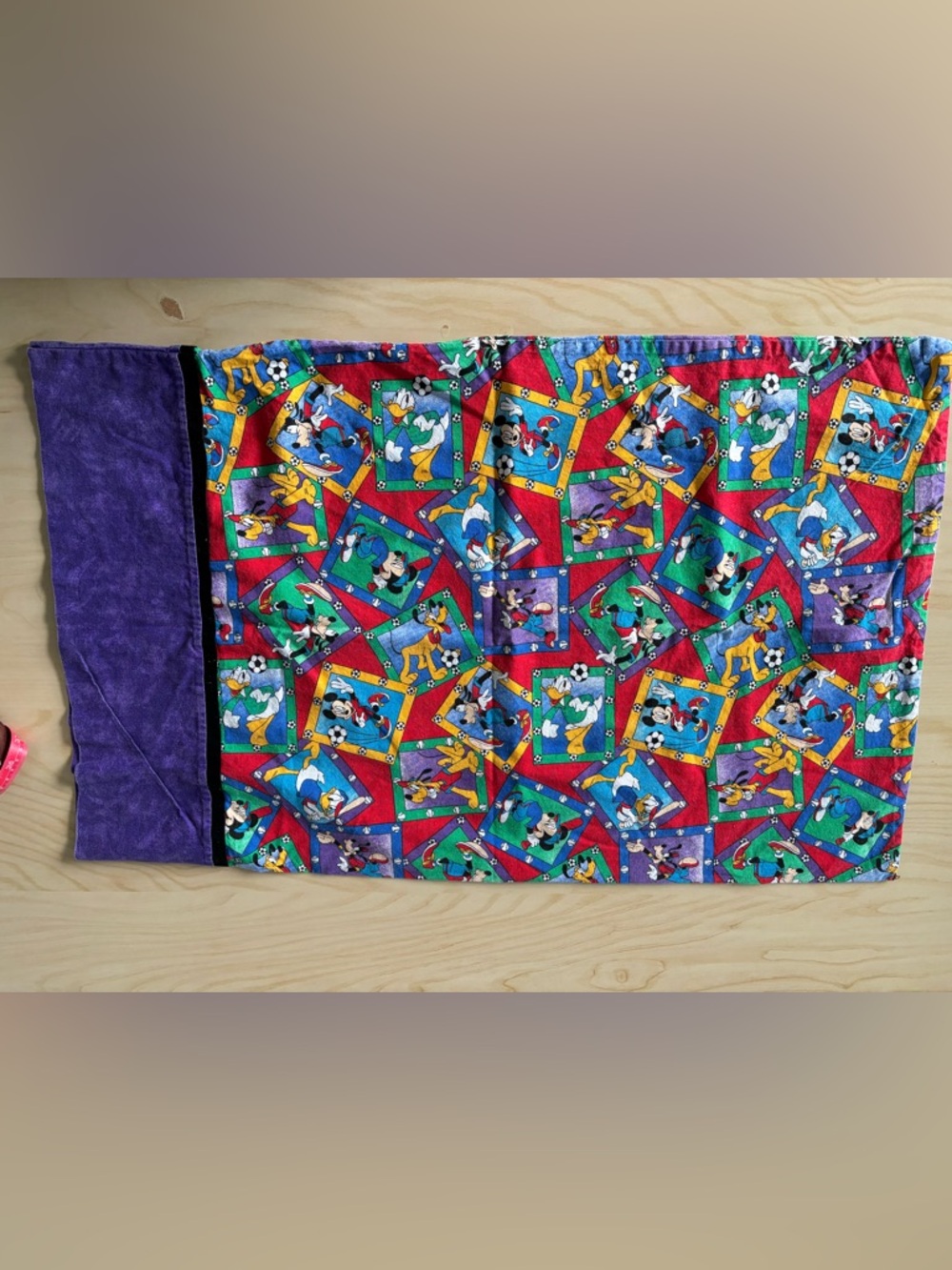 Disney Mickey Mouse, Goofy, & Donald Duck Sports Kids Pillowcase ⚽️ ⚾️